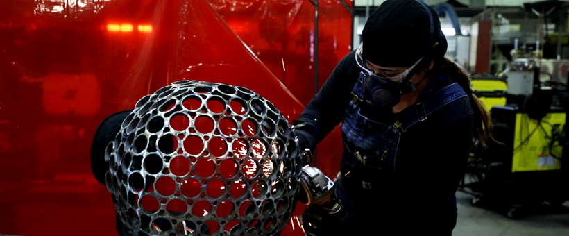 welding student